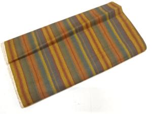 アンティーク　ネル　縞模様織り出し　寝巻地反物